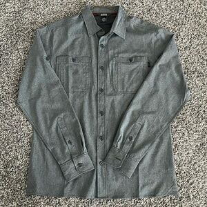 Outdoor Research Men’s Way Station Long Sleeve Shirt. Medium. Gray. Never worn.